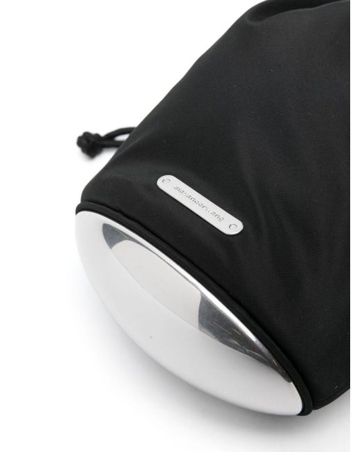 Alexander Wang Black Mini Dome Bucket Bag