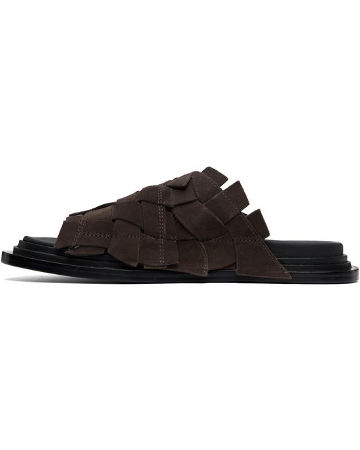 CAMPERLAB Brown Nada Slippers for men