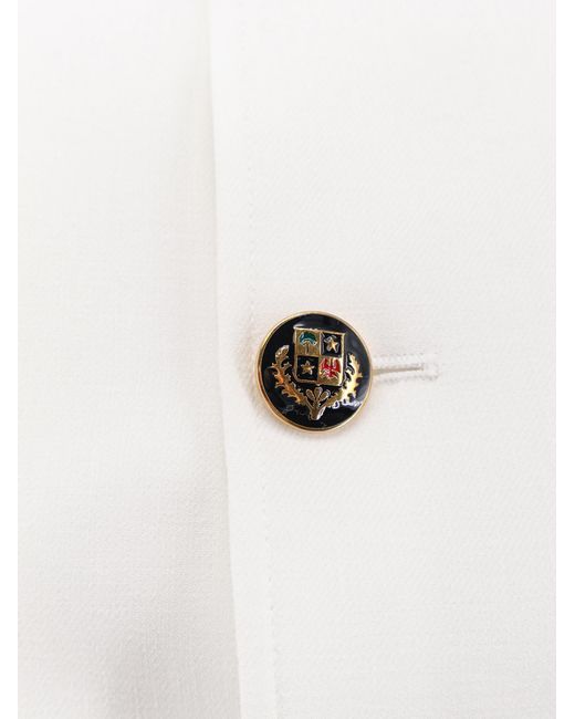 Loro Piana White Spagna Linen Blazer