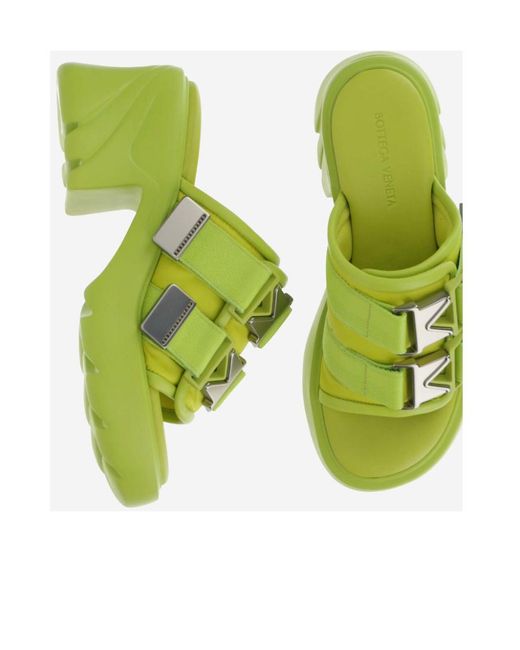 Bottega Veneta Yellow Flash Chunky Mules