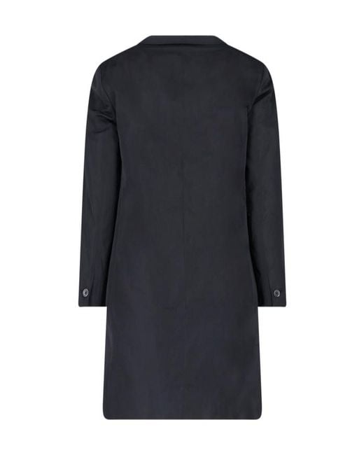 Jil Sander Blue Long-Sleeved Coat