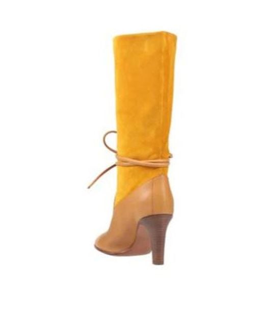Chloé White Thin-Strap Tall Boots