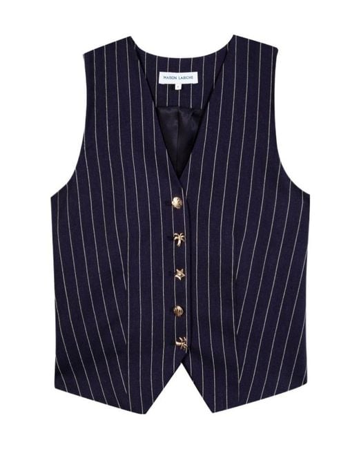 Maison Labiche Blue Dubail Vest
