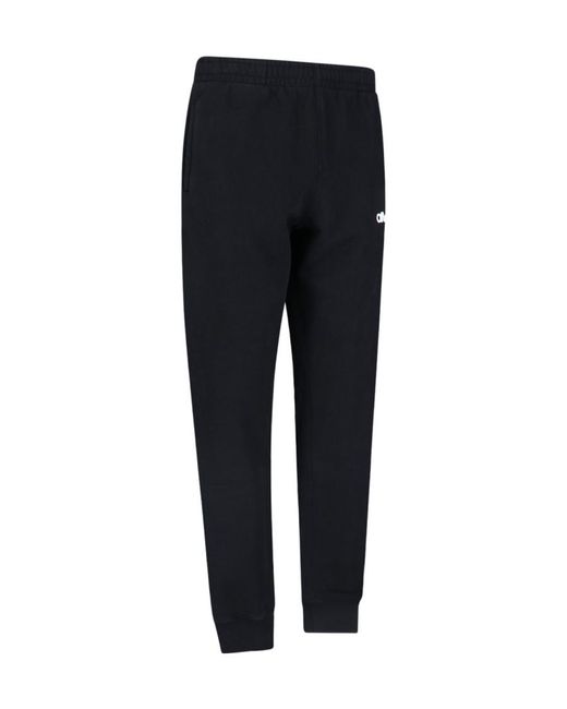 Off-White c/o Virgil Abloh Black Logo-Embroidered Track Pants for men