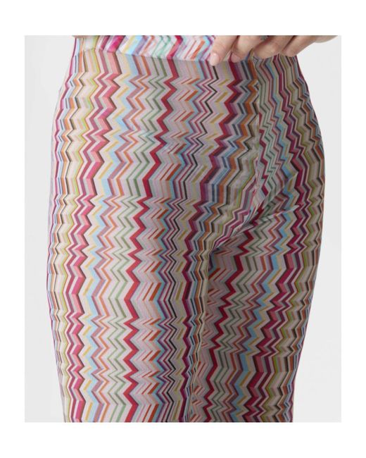 Missoni Gray Zigzag Trousers