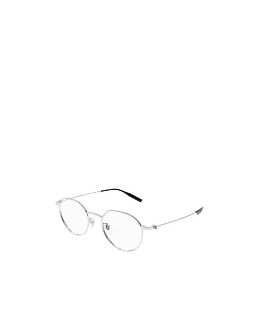 Montblanc Multicolor Eyewear Round Frame Glasses for men