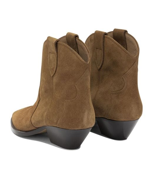 Isabel Marant Brown Dewina Cowboy Boots
