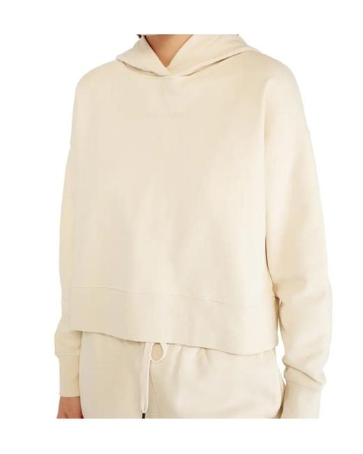 Canada Goose White Long-Sleeved Hooded Sweatshirt