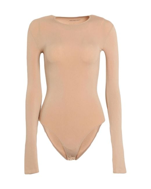 Balenciaga White Solid-Color Long-Sleeve Jumpsuit