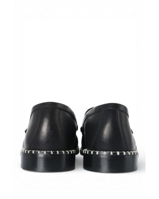 Dries Van Noten Black Ruched Loafers for men