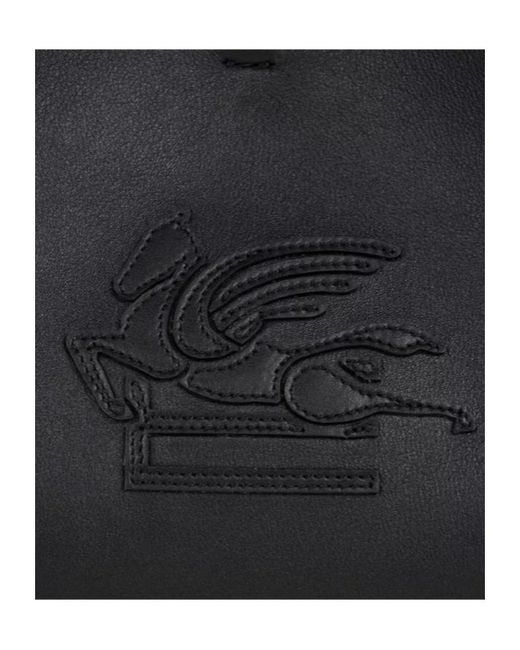 Etro Black Small Libra Tote Bag