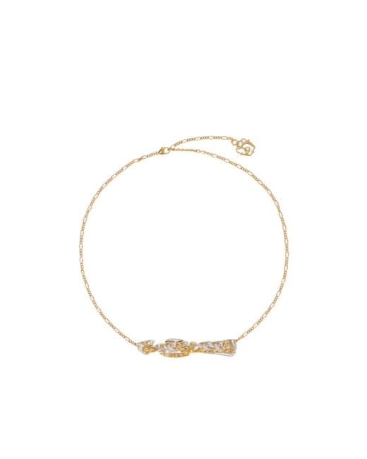 Burberry Metallic Logo Chain Necklace for men