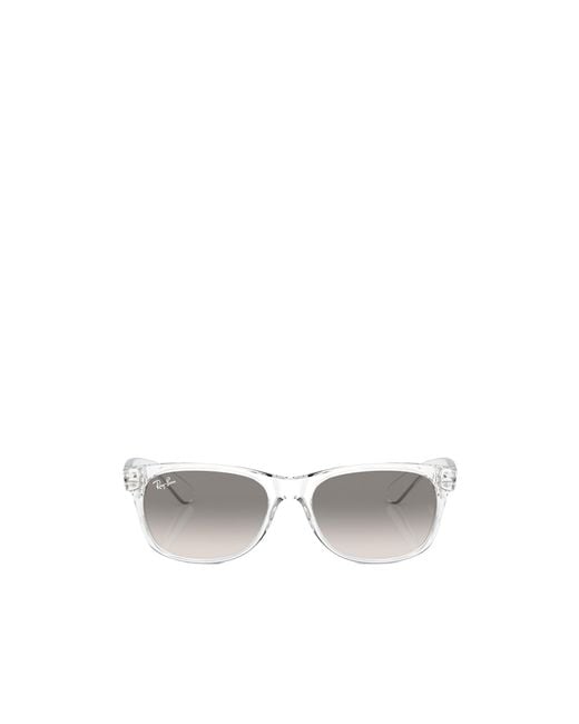 Ray-Ban White New Wayfarer Classic Square-Frame Sunglasses for men