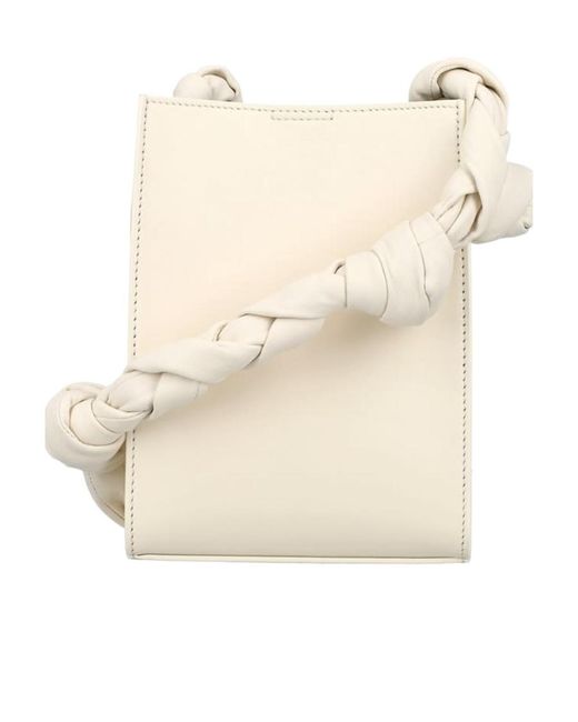 Jil Sander Natural Tangle Knot Detailed Shoulder Bag