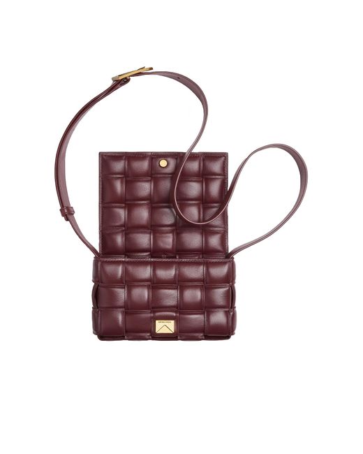 Bottega Veneta Purple Padded Cassette Crossbody Bag