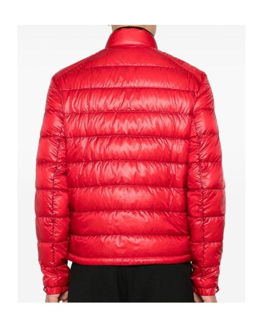 Moncler Red Selves Down Jacket for men