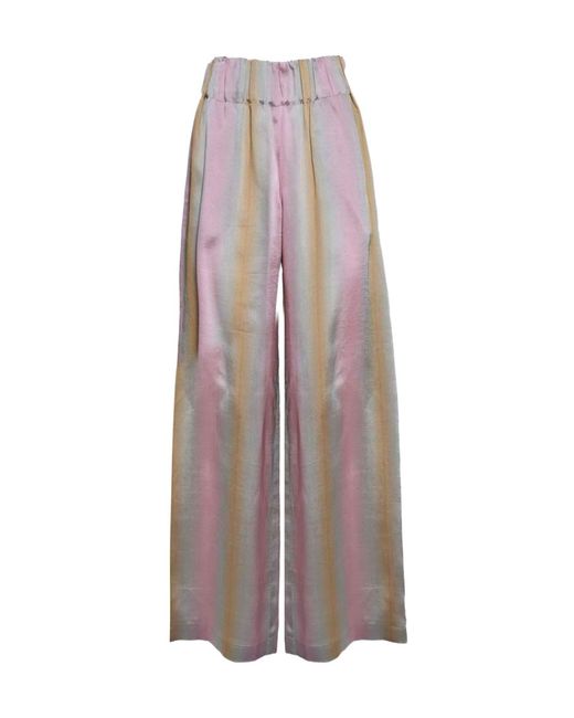 Aspesi Brown Elastic Waist Casual Pants