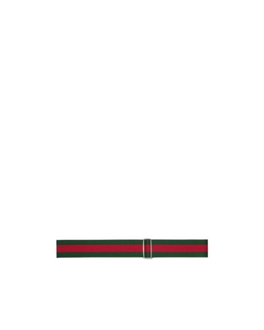 Gucci White Luggage Elastic Web Band for men