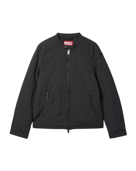 DIESEL Blue J-Carver-Padd Bomber Jacket for men