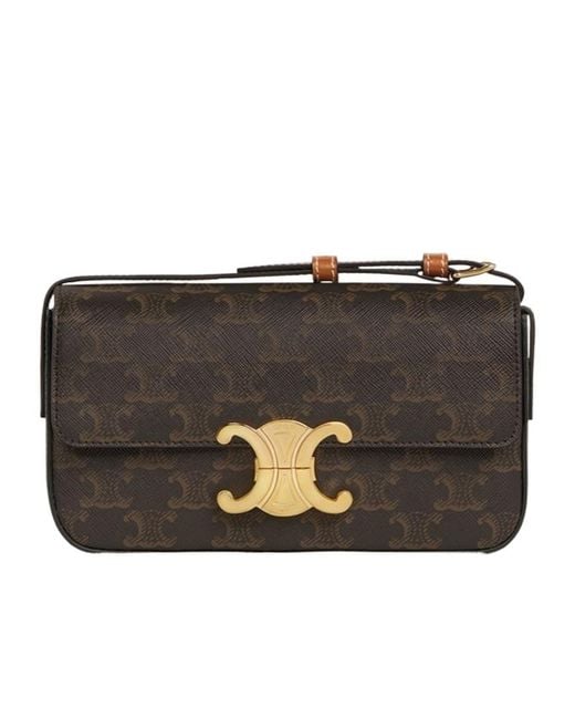 Céline Black Shoulder Bag Claude