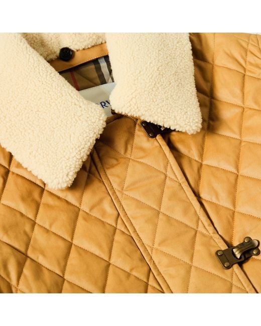 Burberry Metallic Casual Quilted Jacket