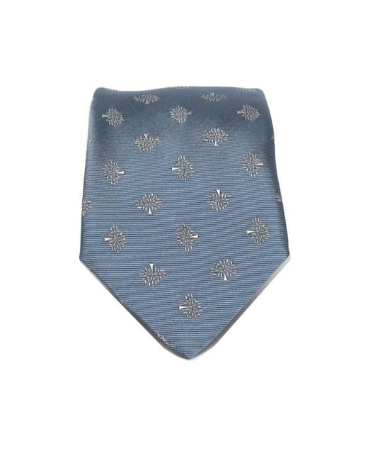 Mulberry Blue Pointed Tie for men