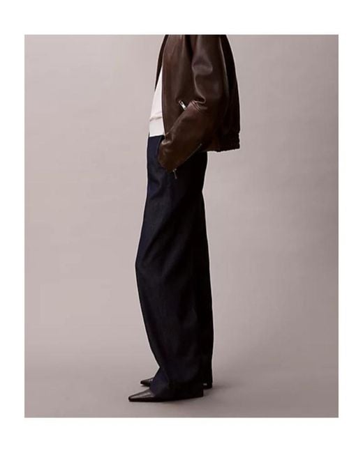 Calvin Klein Multicolor Straight-Leg Pants