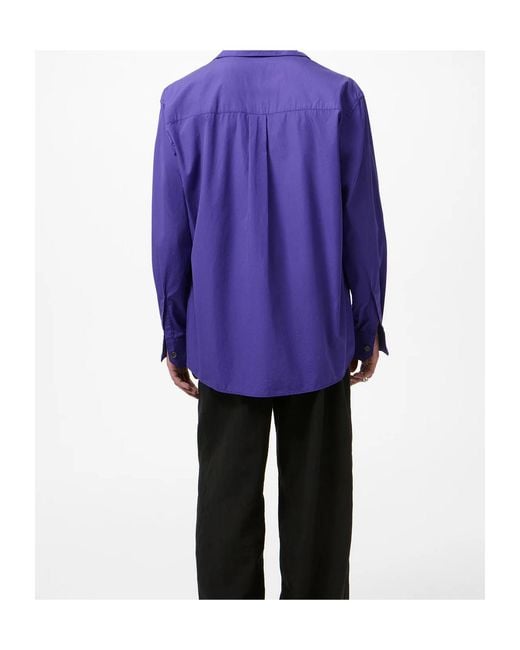 Our Legacy Purple Above Oversized Shirt for men