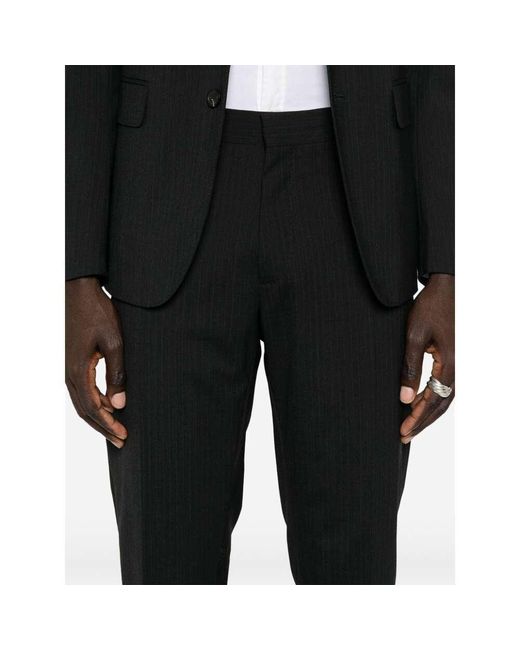 DSquared² Black Single-Breasted Tailored Suit for men