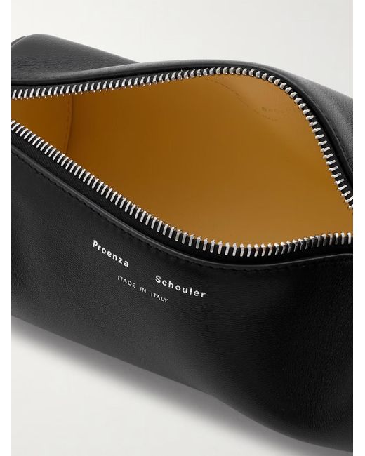 Proenza Schouler Black Silo Leather Shoulder Bag