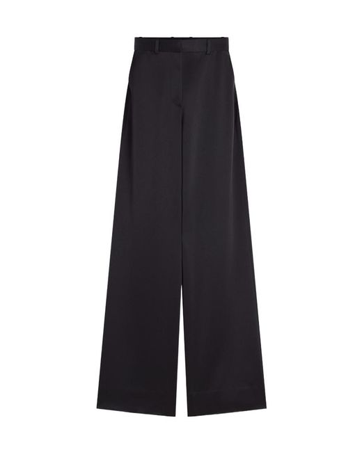 Lanvin Blue Wide-Leg Tailored Pants For