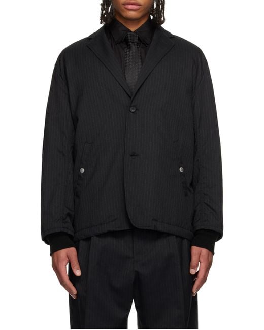 Comme des Garçons Black Comme Des Garçons Homme Single-Breasted Striped Jacket for men