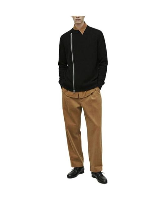 Sacai Black Wool Knit Jacket for men