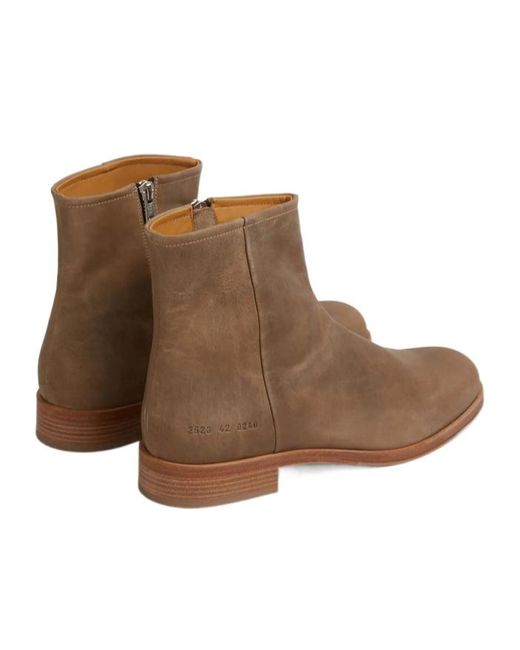 Common Projects Brown Side-Zip Boots for men