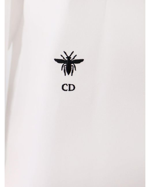 Dior White Cotton Blouse