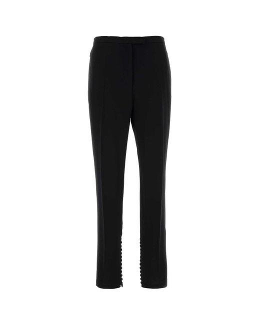 Dries Van Noten Black Polyester Pandoris Pant