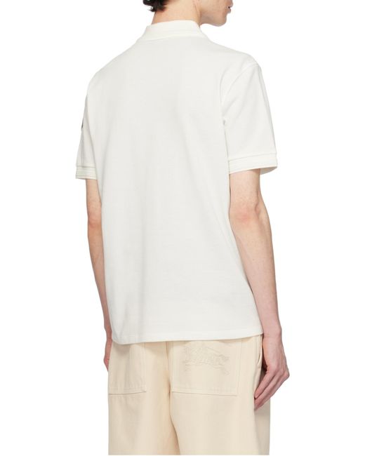 Moncler Natural Short-Sleeve Polo Shirt for men