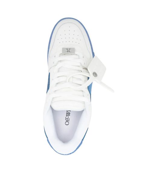 Off-White c/o Virgil Abloh Blue Out Of Office Metal Sneakers