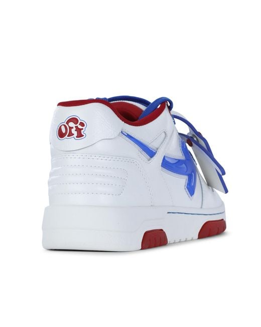 Off-White c/o Virgil Abloh Blue Out Of Office Bubble Arrow Sneakers for men