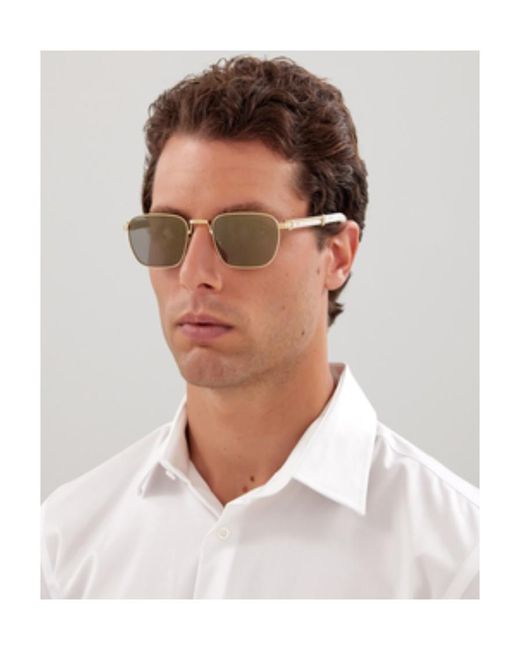 Cartier Multicolor Rectangular Frame Sunglasses for men