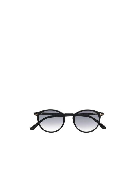 Tom Ford White Eyewear Andrea Round Frame Sunglasses for men