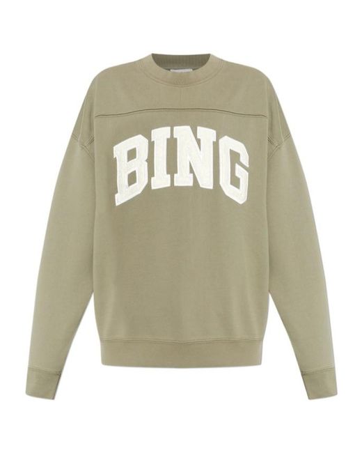 Anine Bing Gray Long-Sleeved Sweatshirt