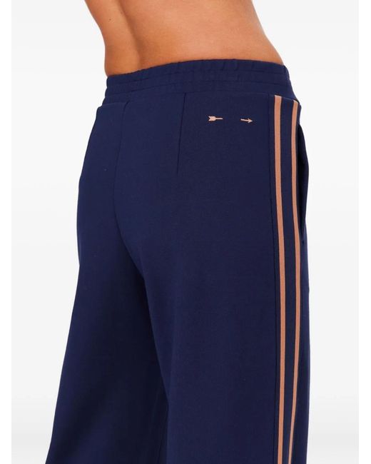 The Upside Blue Toledo Petra Stripe Flared Track Pants