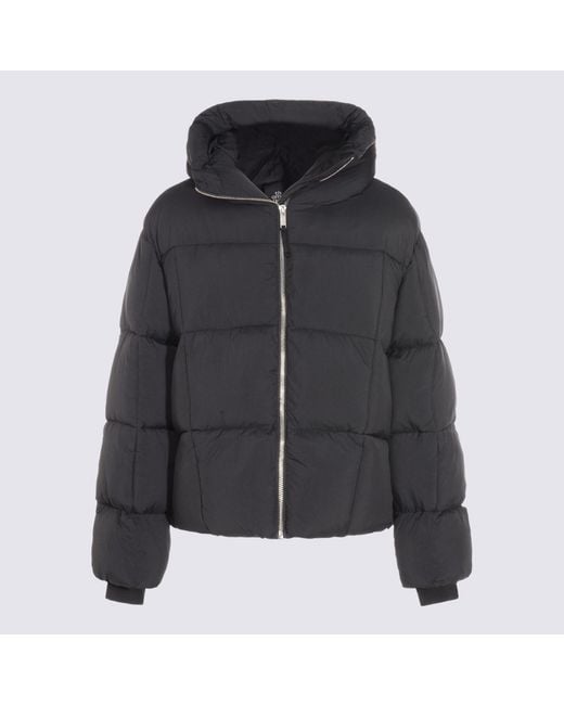 Thom Krom Black Hooded Cotton Jacket for men