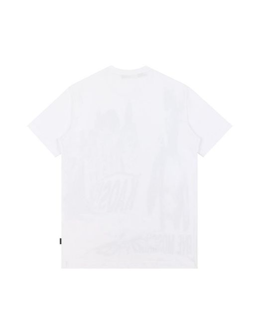 Moschino White Printed T-Shirt for men
