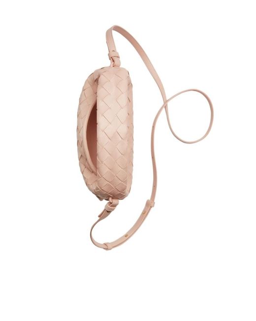 Bottega Veneta Pink Woven Top Handle Bag