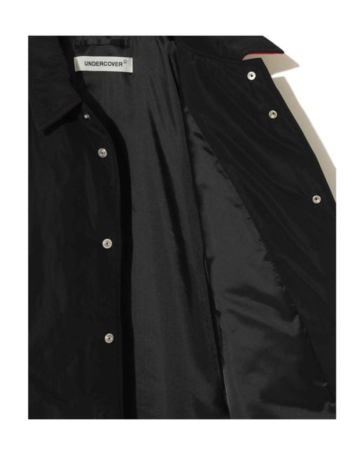 Undercover Black Polyester Coach Jacket for men