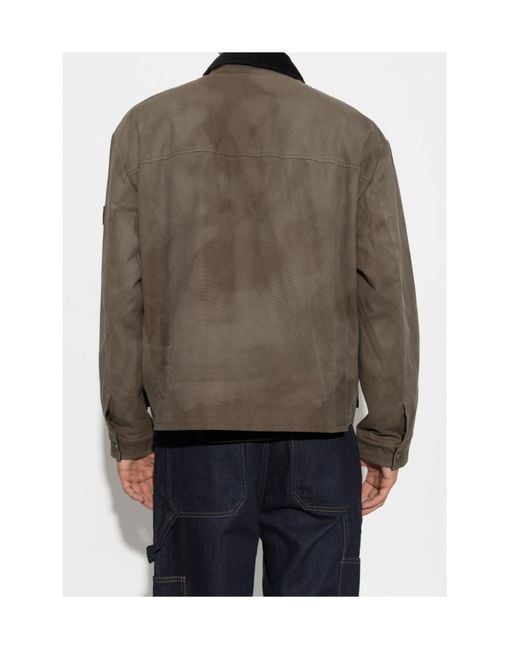 Zadig & Voltaire Brown Konnice Canvas Jacket for men