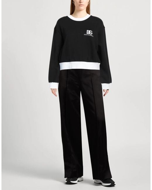 Dolce & Gabbana Black Two-Tone Sweatshirt
