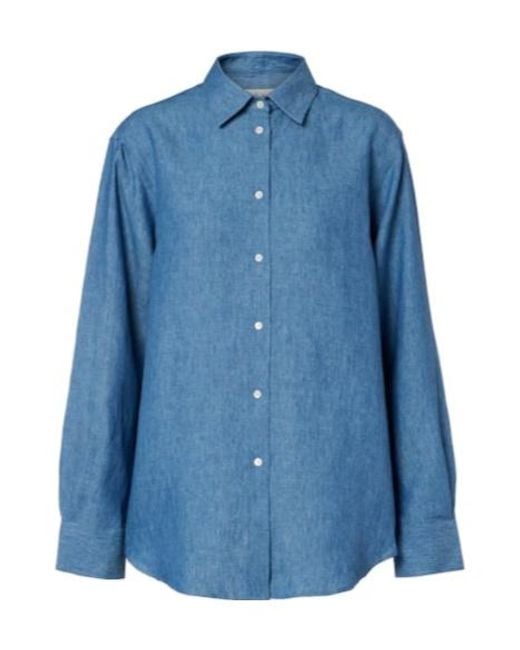 Rohe Blue Long-Sleeved Shirt
